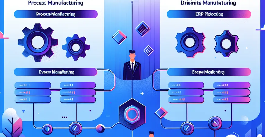  流程制造与离散制造的ERP选型差异  